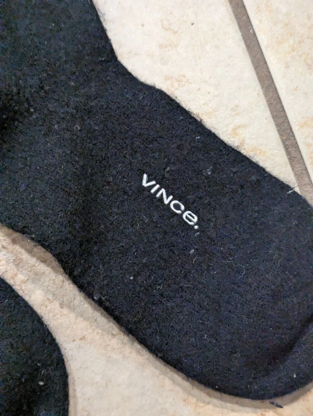 Vince Women's Cashmere Jersey Sock - Picture 3 of 4